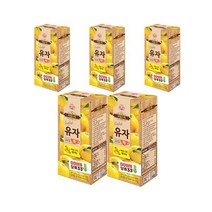 오뚜기 아임스틱 유자차 스틱유자차 티백유자차 과일청 30g (10개입) 생유자 유자차스틱 유자주스, 5팩