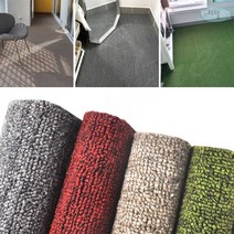 태즈컴퍼니 방염루프 롤카페트 그레이 폭120cm 롤매트