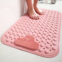다스몰 화장실 바닥매트 욕실 욕조 미끄럼방지매트, 핑크, 1개