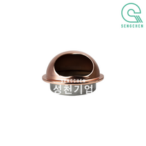 금강산업 동 원형 후드캡(SUS201) (1EA), 동색