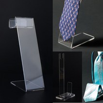 리시안제이 아크릴 넥타이진열대 매장레이아웃 신발전시회, L형