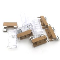 유리관 휴즈 20 개몫 퓨즈 유리 튜브 퓨즈 기본 소켓 5x20mm 퓨즈 상자클립 노란색 투명 커버