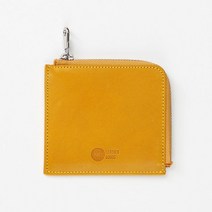 [천삼백케이] [H801레더굿즈] R zipwallet Yellow