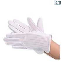 KM 크린룸 제전장갑 KMSG-41 PVC 엠보싱코팅 10켤레입 _HIKT, L