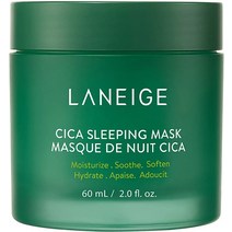 라네즈 CICA CICA 수면 마스크 나이트팩 저자극 한국 화장품 제조사 공식 2.0 floz (60ml), 단일상품개