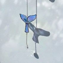 스테인드글라스 고래꼬리 썬캐쳐, 투명 오팔