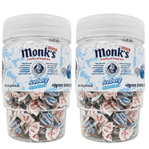 몽스 아이스버그 컵홀더 사탕 캔디 100g 2개, 몽스 아이스버그 100g 컵홀더 2개