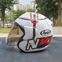 아라이헬멧 반모 아라이 오토바이 여름용 초경량 오픈 클래식 할리 풀페이스 125cc, D