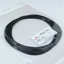 [단일코리아] 채비용 블랙라인 2M씩/50M씩 잘라져 있는 자작채비용 블랙 모노라인, 블랙라인18호2M(100개입)