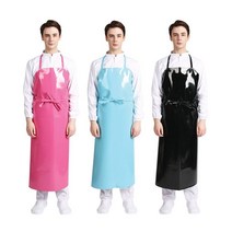 시둥마켓 +[시둥마켓]+_ 발수앞치마 조리사앞치마 실습앞치마 식당앞치마 시장앞치마, 양면코팅 방수앞치마(100), 레드/H형