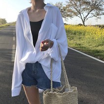 SAMARA 가벼운실키 롱셔츠