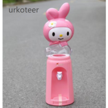urkoteer귀여운 캐릭터 물통 탁상용정수기 키티 마이멜로디 도라에몽 텀블러 사무실 책상 조카 선물, .ml, 스탠딩 로즈 레드 kt 2