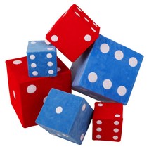 토이웍스 KC정품 대형 주사위 학습 게임 놀이용 15cm, 블루