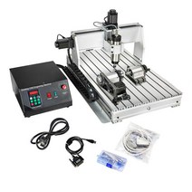 CNC조각기 각인기4축 CNC 6040 USB 포트 Mach3 라우터 제어 목공 밀링 조각사 기계 조각, 02 800W Water-Cooled_02 110V