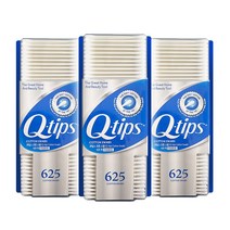 큐팁스 코튼 스왑 면봉, 3개, 625개입