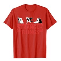 Jiu Jitsu Shirts Strangle Things Mens BJJ MMA Funny Jujitsu T-Shirt Cotton T For Students 유럽 탑 셔츠 가족