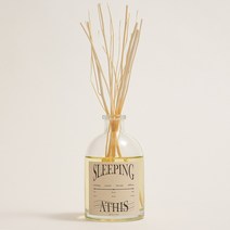 에이디스 슬리핑 천연 아로마 숙면 디퓨저 120ml, 슬리핑 디퓨저 120ml 단품, 섬유 리드스틱(화이트) 2p