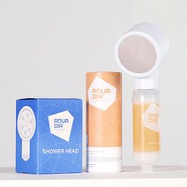 [샤워필터+헤드 세트] 아쿠아디아 항균99.9% 향기 샤워기필터 녹물제거 염소제거 피부보습, 유칼립투스(무향에가까운 은은한향)