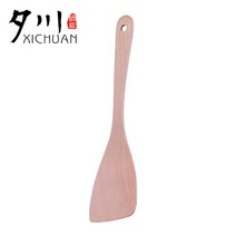 장주걱나무 느티나무 목재 코팅팬 전용 긴 자루 페인트 없음 볶음요리 나무삽 목제 국자 2581863342, 태클 (32cm *8cm )