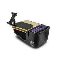 AutoExec AUE10025 GripMaster 자동차 책상 자작나무 마감 태블릿 마운트 포함, iPad/Tablet Mount