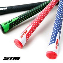 [STM] S1 PROTOTYPE 프로토타입 골프 립 라운드 그립 4color49g, 레드 화이트(라운드)