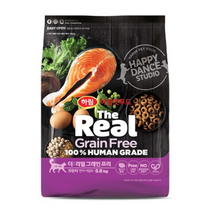 하림펫푸드 어덜트용 더리얼 캣 그레인프리 크런치 연어 건식사료, 5개