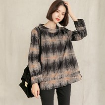 M848 유니크 패턴 루즈핏 프린트 라운드넥셔츠 티셔츠