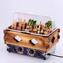 가정용 오뎅기계 전기 꼬치 어묵 통 조리기 일본식, 작은 커버 길이 33폭 27cm