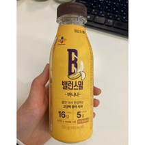 CJ 밸런스밀 귀리 곡물쉐이크 보틀선식 바나나 6개, 밸런스밀(바나나)