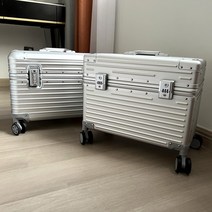 카메라 케이스 알루미늄 충격방지 저소음 하드캐리어, 21인치 직각 매트 블랙