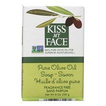 키스마이페이스 Kiss My Face 퓨어 올리브 오일 바 비누 무향 226.8g(8온스) 299412