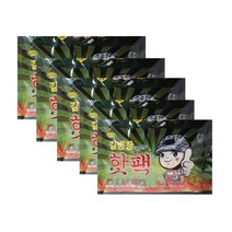 김병장 붙이는 핫팩 파스형 부착형 핫팩 50개 국내생산 발바닥 핫팩