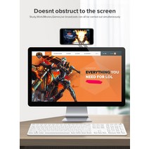 노트북서브모니터 보조모니터 휴대용 UPERFECT 멀티 스크린 지원 노트북 사이드 마운트 연결 휴대 전화 브, 01 은