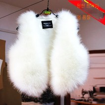 무스탕 베스트 조끼 여성 숏 2022 겨울 두꺼운 털 나시니트 밍크 레더 코트 폭스 라이크