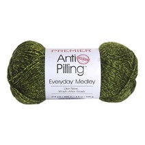 프리미어얀스 에브리데이 메들리 안티 필링 뜨개실, 200m, Forest