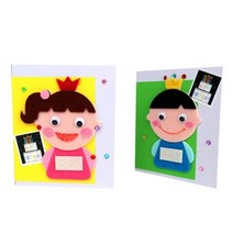 기타 바보사랑[미술샘]펠트인형 생일축하액자, 2.여자