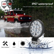 토우바 car led work light 48w mini offroad led bar, 1pcs 42w 반점
