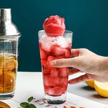 홈카페 하이볼 커피 라떼 실리콘 아이스 큐브 메이커 몰드 꽃 얼음틀 1p, 단품