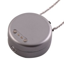 공기 청정기 목걸이 네거티브 이온 공기 청정기 USB 교수형 목 휴대용 가정용 자동차 공기 청정기 5V 25dB 회색, 보여진 바와 같이, 하나
