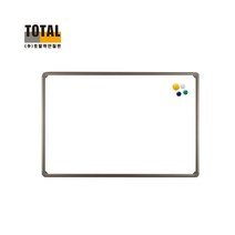 토탈하얀칠판 자석 화이트보드 칠판, 400X600, 블랙