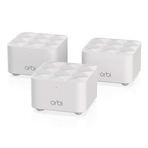 넷기어 NETGEAR Orbi Whole Home 트라이밴드 메시 Wi-Fi 6 애드온 위성(RBS760) - 시스템과 함께 작동 최대 2 500평방피트까지 커버리지 추가 AX54, AC1200 | 3-Pack, 1개