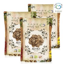 푸른들판 국산 건조 볶은 연근 차 500gx3 볶음 말린 연근 차, 3개, 500g