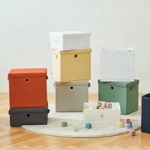 샘책장호환 한샘 폴리 수납바스켓 시리즈 3P 대/중/뚜껑 한샘온라인, 뚜껑 3P, 그레이(U)