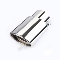 머플러팁 1Pcs 스테인레스 스틸 배기 파이프 머플러 Tailpipe 팁 기아 포르테 Cerato K3 2009-2023 후면 꼬, 15 1Pcs-tube straight