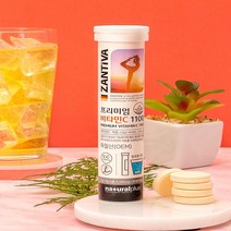 내츄럴플러스 잔티바 프리미엄 비타민C 1100 발포비타민 4500mg x 20정 독일산 물에녹여먹는 발포정비타민, 3개, 잔티바 비타민C 1100 발포비타민 20정