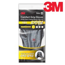 3M 컴포트그립 오리지널 겨울용 기모 방한작업장갑, 그레이(M), 1개