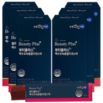 뷰티플러스 백수오 녹용 콜라겐 젤리 스틱 듀얼 60포 2개월분