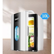 미니 냉장고 10L 휴대용 자동차 술냉장고 사무실 원룸 온도조절, 10L블랙