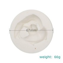 크로와상붕어빵 팬케이크만들기 수플레팬케이크 잉어빵 국화빵틀 립 총알 퐁당 실리콘 몰드 초콜릿 캔디 케이크 장식 폴리머 클레이 설탕 공예 수지 쥬얼리 캐스팅 136094, 분홍색