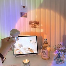 우주 별 캠핑 셀프 스튜디오 감성 오로라 조명 바다 간접 스팟 물방울 석양, 석양 투영등